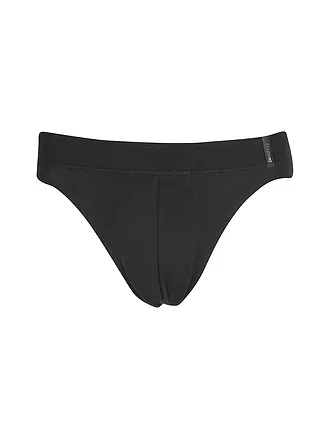 SCHIESSER | Slip "Long Life Soft" (Weiss) | blau